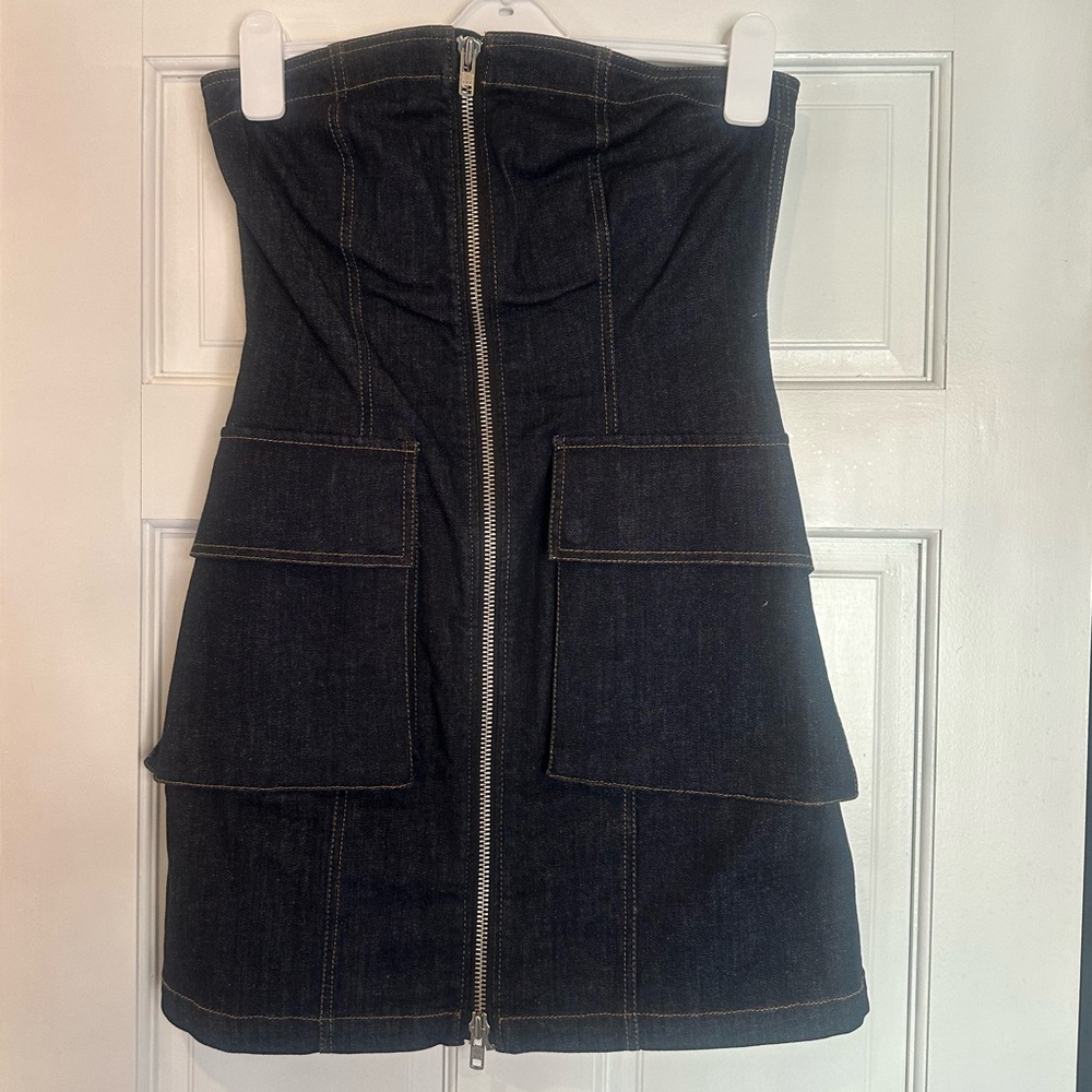 Italian Designer: DEPARTMENT5 Jean Denim Mini Dress